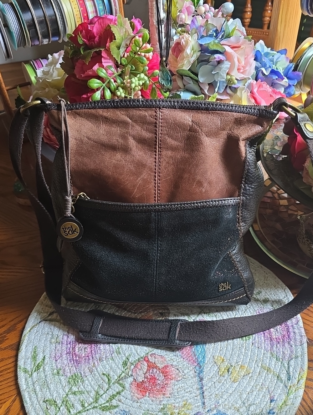 The Sak Leather Crossbody Bag